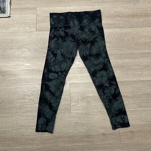 SoulCycle Green Tie Dye Leggings
